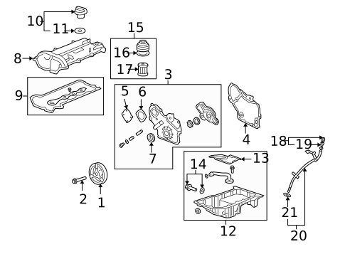 Engine Parts for 2008 Chevrolet Malibu #2