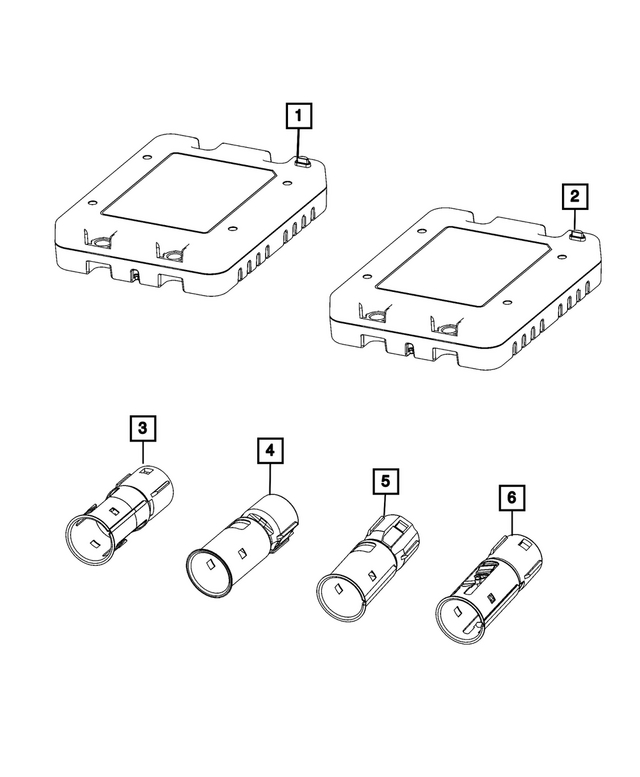 68630089AA - Electrical: Wireless Device Charger for Mopar Image