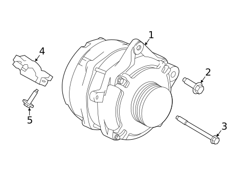 Alternator for 2017 Nissan TITAN XD #0