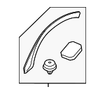 32314918 - : 2019-2025 Volvo - Flare for Volvo: C40 Recharge, EC40, XC40, XC40 Recharge Image