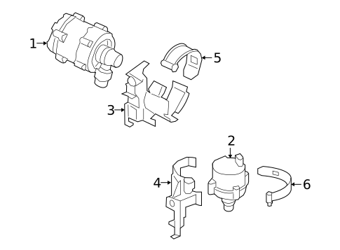 Water Pump for 2020 BMW 750i xDrive #0