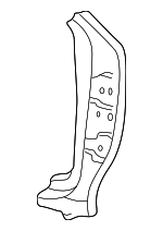 XF2Z1622842AA - Body: Hinge Pillar Reinforced for Ford: Freestar, Windstar | Mercury: Monterey Image