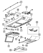 1LU21HDAAA - Interior Trim: Console End Cap for Mopar Image