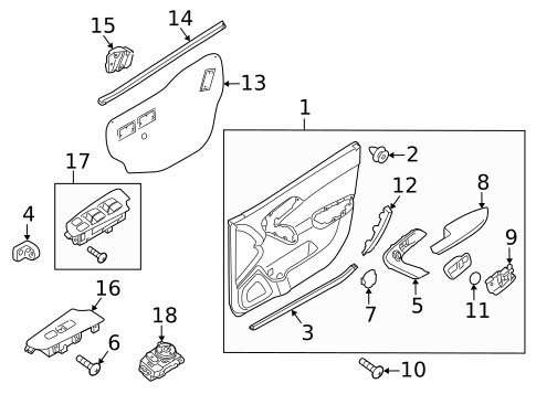 Front Door for 2011 Kia Forte #2