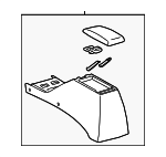 5890135130B1 - Body: Center Console for Toyota Image