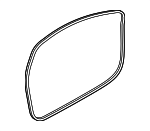 4KE831721A - Body: Weather-strip On Body for Audi Image