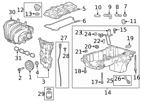 Engine Parts for 2015 GMC Canyon #0