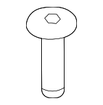 RYP500350 - Body: Quarter Panel Trim Panel Screw for Land Rover: Range Rover, Range Rover Sport Image