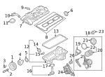 7119963151 - Engine: Drain Plug O-Ring for BMW Image