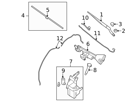 Wipers for 2010 Nissan Maxima #0