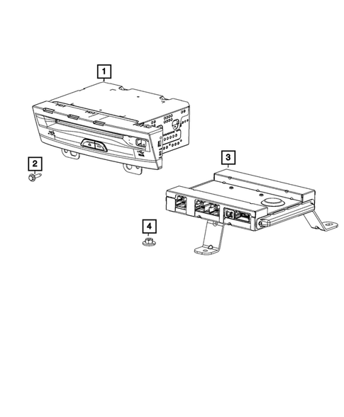 Radio, Antenna, Speakers, DVD, and Video systems for 2025 Chrysler Pacifica #8