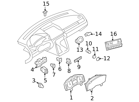 Traction Control for 2005 Mercury Montego #0