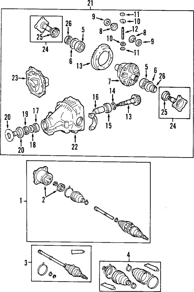 4110158010 - Driveline &amp; Axles: Differential Carrier Housing for Toyota Image