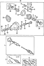 4131114031 - : Differential Case for Toyota: Celica, Highlander, Previa, RAV4, Sienna Image