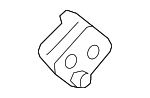 18307616850 - Exhaust: Rear Muffler Insulator for BMW Image