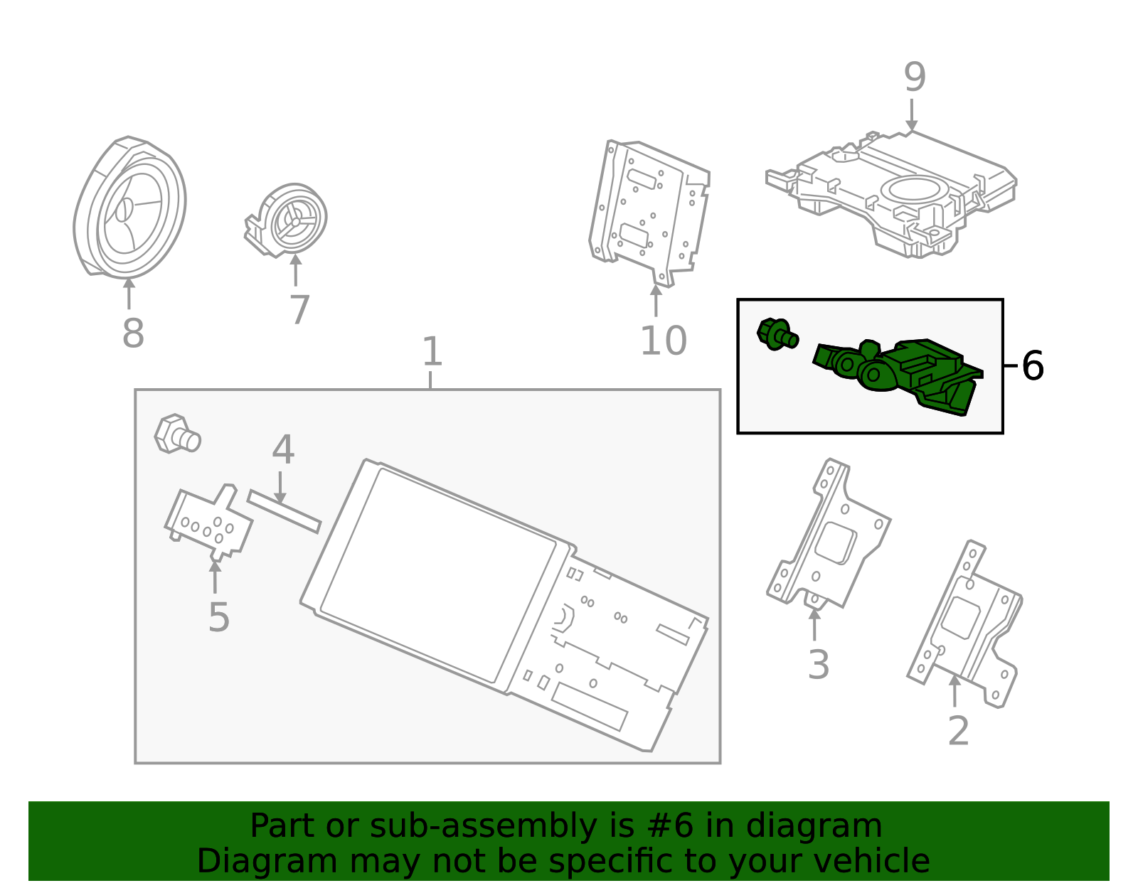 39835-T0A-A01 - 2012-2016 Honda CR-V - Antenna Assembly GPS | All ...