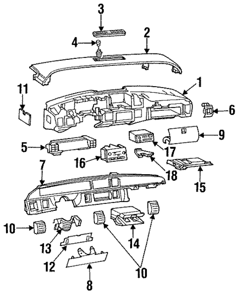Instruments & Gauges for 1993 Buick Roadmaster #0