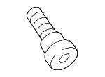 N91235501 - Body: Seat Belt Lap And Shoulder Belt Bolt for Volkswagen Image