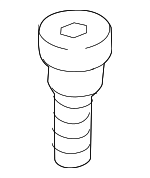 WHT003682 - Electrical: Outer Belt Assembly Lower Bolt for Volkswagen Image