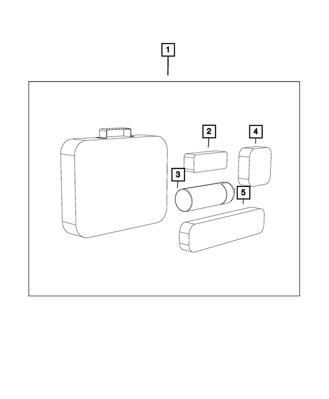 55352852AA - Wheels: Tool Set for Mopar Image image