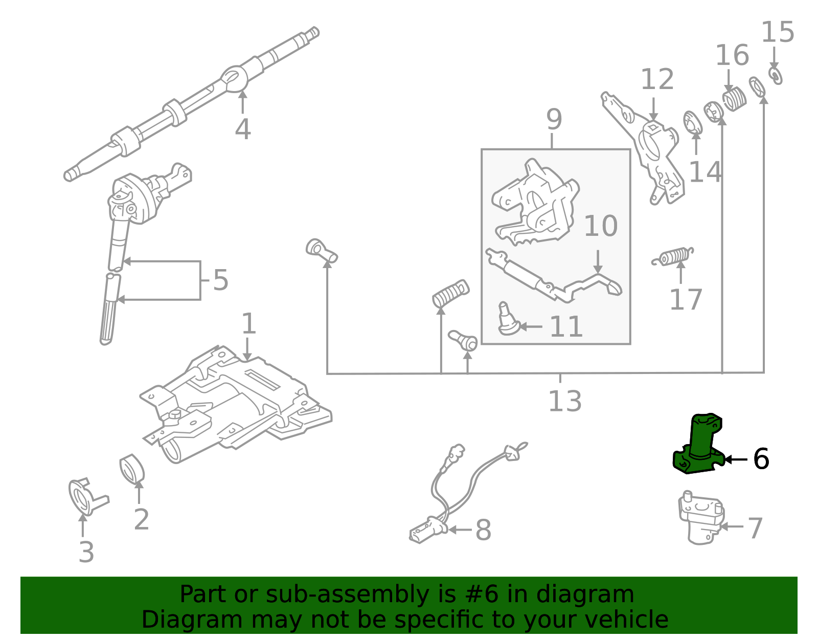 2005-2007 Toyota Steering Shaft Universal Joint 45219-0C010 | OEM Parts ...