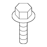 9KK800625B - Electrical: Headlamp Assembly Bolt for Mazda Image