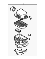 281102S100 - Engine: Air Cleaner Assembly for Hyundai: Tucson Image