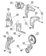 4668509AB - Steering: Belt Tensioner, Power Steering for Mopar Image