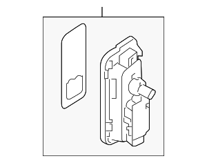 92620B2000 - : Cargo Lamp for Kia: Soul, Soul EV Image