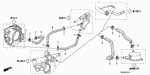 19421RCAA60 - Engine: HOSE A, WARMER (ATF) for Honda Image