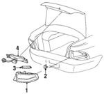 4814342AC - Electrical: Tail Lamp Assembly for Dodge: Stratus Image