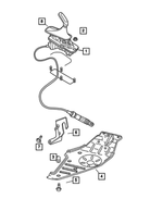 52129243AG - : Transfer Case Shifter for Jeep: Liberty Image