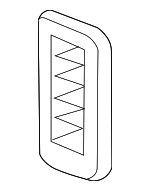 94515232 - Body: Center Grille Retainer for Cadillac: CT4, CT6, CTS, SRX, XT4, XT5, XT6, XTS | Chevrolet: Aveo, Aveo5, Blazer, Bolt EV, Captiva Sport, Equinox, Impala, Malibu, Spark, Spark EV, Trailblazer, Traverse, Traverse Limited, Trax | GMC: Acadia, Terrain | Saturn: Vue Image