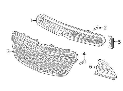 Grille & Components for 2013 Chevrolet Spark #0