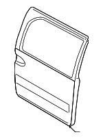 821017B030 - Body: Door Shell for Nissan Image