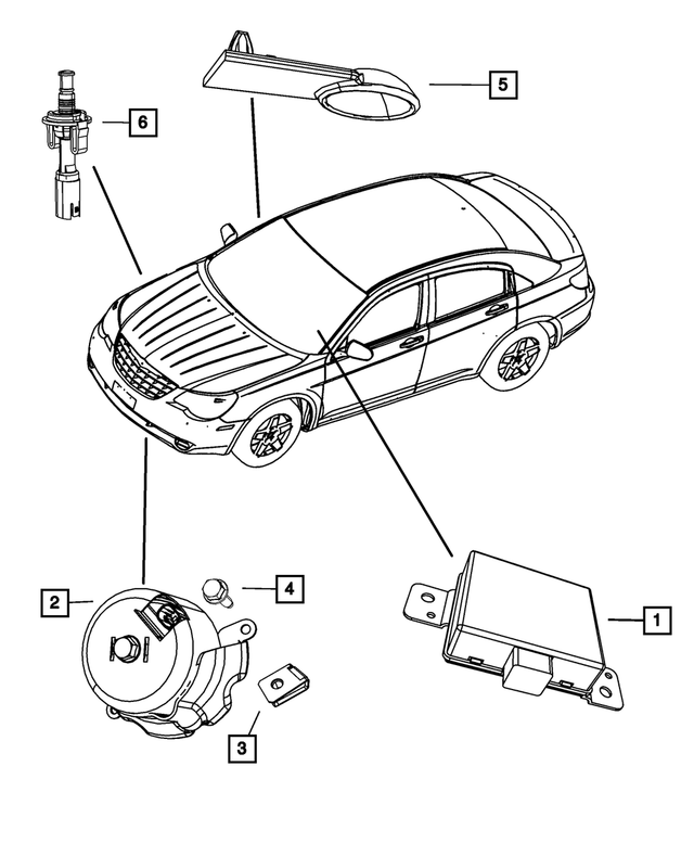 4692053AC - Electrical: Alarm Module for Mopar Image image