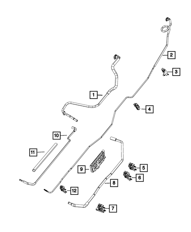 68166750AD - : Fuel Supply Tube for Mopar Image