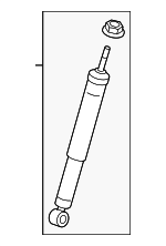 48540A9200 - : 2005-2015 Toyota Tacoma - Shock Absorber (Left, Rear) for Toyota: Tacoma Image