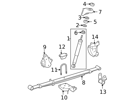 Rear Suspension for 2012 Toyota Tacoma #2
