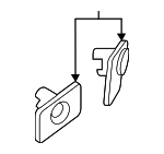 51125A38AE9 - Body: Mount Kit for BMW Image
