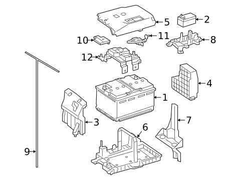 Battery for 2023 Mercedes-Benz CLA 35 AMG&reg; #1