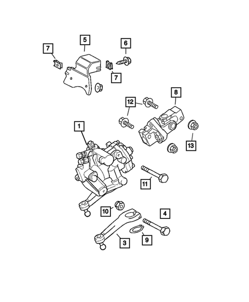 Steering Gear for 2004 Chrysler Crossfire #0