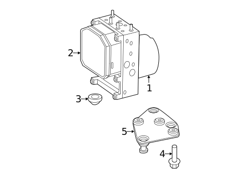 ABS Components for 2008 Dodge Sprinter 3500 #0