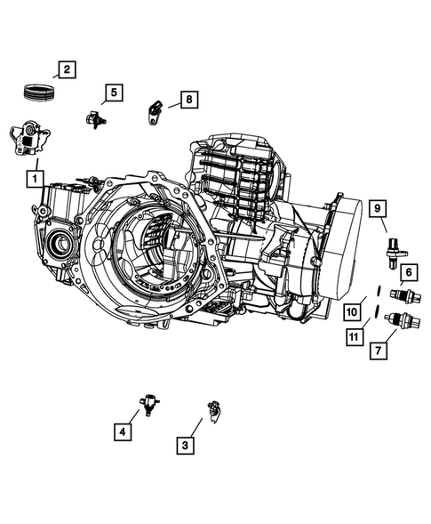 Sensors for 2009 Dodge Grand Caravan #2