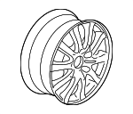 955362136409A1 - : Wheel, Alloy for Porsche: Cayenne Image