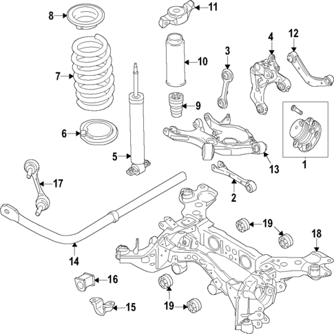 Rear Suspension for 2024 Ford Edge #0