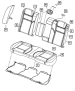 5139649AA - Interior Trim: Rear Seat Back Frame for Mopar Image