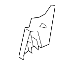 BC3Z2861693AB - Body: Seat Frame Inner Cover for Ford: F-250 Super Duty, F-350 Super Duty, F-450 Super Duty Image