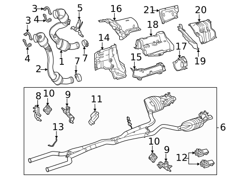 Exhaust Manifold for 2019 Mercedes-Benz AMG GT 63 #0