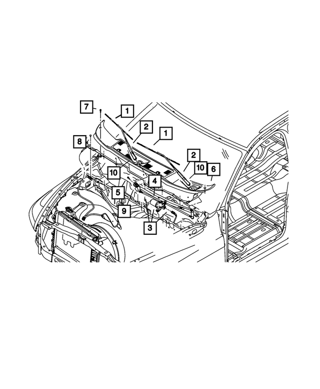 68800063AA - Electrical: Front Wiper Motor And Linkage for Mopar Image